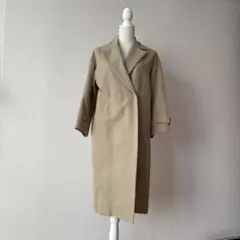 IENAベージュ ダブルブレスト トレンチコート