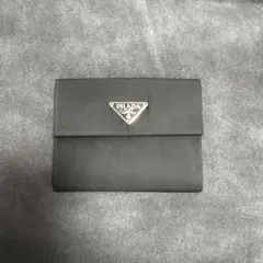 PRADA ブラック 二つ折り財布