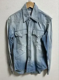 FOB FACTORY ウエスタンデニムシャツ 34-Sのサムネイル