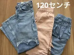 H&M デニム　ジーパン　短パン　ハーフパンツ　ボトムス　セット　130センチ