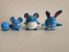 ポケモン モンコレ ルリリ マリル マリルリ3体セット フィギュア マリルリ マリル ルリリ ポケモン フィギュア 進化セット - メルカリ