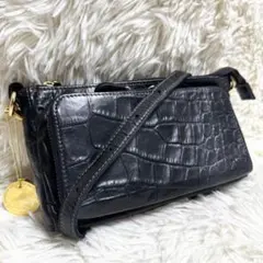 美品✨BARDOT ROSE バルドロゼ 日本製 牛革 クロコ型押 2wayのサムネイル