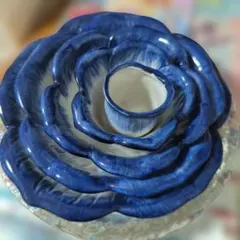 花びらデザイン陶器皿セット 5点