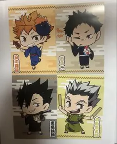 ハイキュー夏祭りポストカード　日向・黒尾・岩泉・木兎　4枚セット