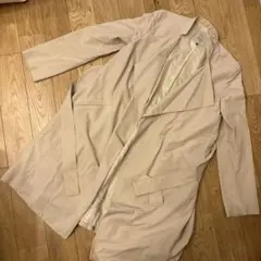 【極美品】アンタイトル イタリア製高級生地 ガウンコート ベージュ　アウター