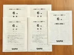SAPIX サピックス 6年生2025年6月度マンスリー確認テスト - メルカリ