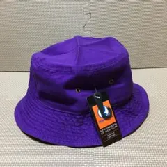 新品 ニューハッタン バケットハットのパープル 紫 L/XL