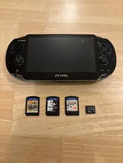 SONY PS Vita 本体 + 32GB ゲームソフト3枚