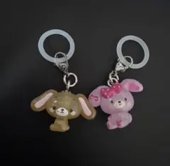 ゆるっとめじるしアクセサリー ぼんぼんりぼん くろうさ 2点セット