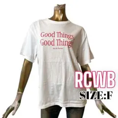 ⭐️A895⭐️ RCWB ♥ カジュアル クルーネック プリント 半袖 Tシャツ
