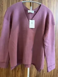 【新品未使用】OPAQUE.CLIP パープル 七分袖Tシャツ 38(M)