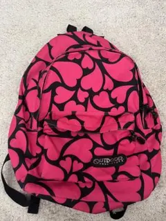 OUTDOOR PRODUCTS ハート柄リュック バックパックY2K A4 - メルカリ