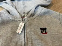 DOUBLE.B フード付きトレーナー グレー