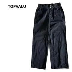 イオン　トップバリュ　女の子　パンツ　ズボン　黒　ブラック　150 綿100%