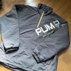 Reebok PUMP IT UP ナイロンジャケット グレー