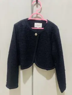 【新品・未使用】ユナイテッドアローズ ネイビー ボレロ ジャケット