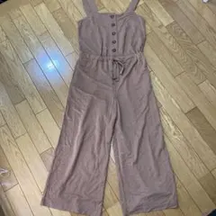GU ブラウン サロペット Sサイズ