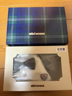 ミキハウス チェック柄靴下 11-13cm 日本製