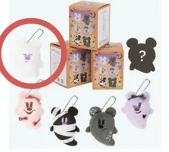 ディズニーハロウィン2025　おばけ　ぬいぐるみチャーム 白