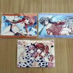 かけぬけ青春スパーキング　ブロマイドセット 3種セット（2枚入り）　くじフリーク