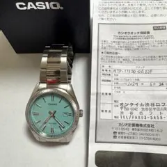 CASIO MTP-1302D-2A2JF ティファニーブルー 保証書付 美品のサムネイル