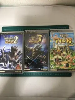 PSPソフト モンハン３本セット