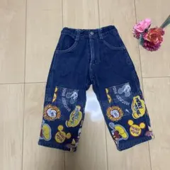 デニムパンツ 裏起毛