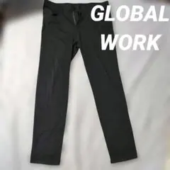 GLOBAL WORK ストレッチ チノパン ブラック Lサイズのサムネイル