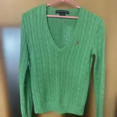 Ralph Lauren Sport グリーン　長袖ニット
