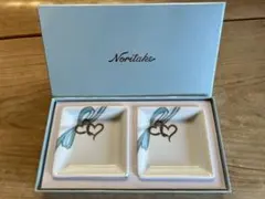 ノリタケ　スクエアディッシュ　ペアセット　新品未使用