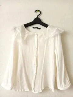 ZARA ザラ　シャツ　シフォン　ブラウス　美品　インスタ　ayapooh さん