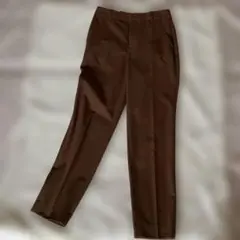 1_OF_MINE センタープレス スラックス ブラウン