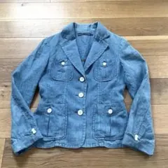 希少・美品】ラルフローレン パフスリーブ ダメージ加工 デニム 
