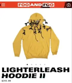 LIGHTERLEASH HOODIE II イエロー Lサイズ