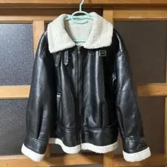FORCE MACES フライトジャケット B-3 ムートン ボア レザー M - メルカリ