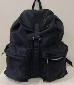 美品】希少オールド仕様 ポーター タンカー リュックサック 黒 巾着