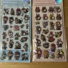 ラブブ　ボンボンドロップシール2セット♡