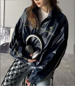 ネイビーオーバーサイズジャケット