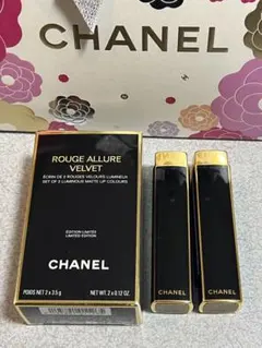 CHANELシャネルルージュアリュールヴェルベットランデヴーセット特別限定品新品 シャネル限定リップ「ルージュ アリュール ヴェルヴェット ランデヴー
