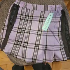 sue チェック柄 キュロットスカート 140cm