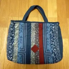 パッチワークトートバッグ 大きめ