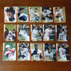 2004年 プロ野球カード ジャイアンツ 70周年 15種類 コンプリート