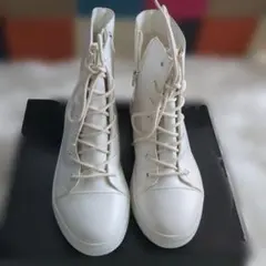 ESPERANZA ホワイト ハイカットスニーカー