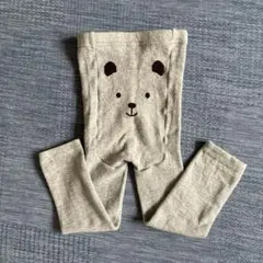 UNIQLO ベビー レギンス 100cm グレー クマ