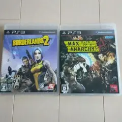 PS3「ボーダーランズ2」「MAX ANARCHY」2本セット