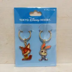 東京ディズニーリゾート ズートピア キーチェーン ニック ジュディ 2個セット