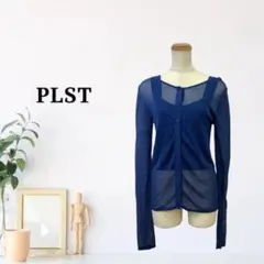 zG1967【M】PLST アンサンブル カーディガン シースルー 透け感 長袖のサムネイル