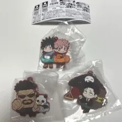 呪術廻戦 キャラばんちょうこう ラバーマスコット 日車　虎杖 伏黒 パンダ