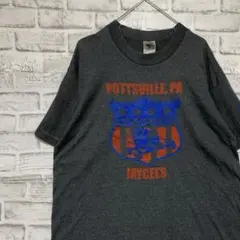USA製90sヴィンテージTシャツ！シングルステッチ　グレー半袖古着　L 4