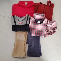 まとめ売り 女の子【80cm】ブランド多数 子供服 お着替え 秋冬服